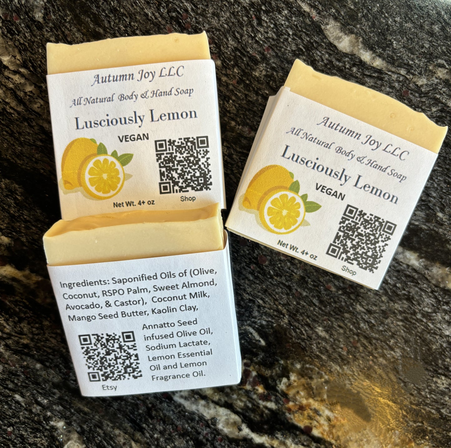 🍋 Lusciously Lemon Soap Bar