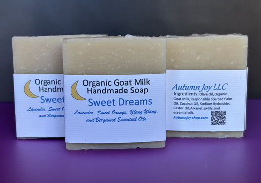 Sweet Dreams Goat Milk Soap 💤🌙 with Essential Oils
