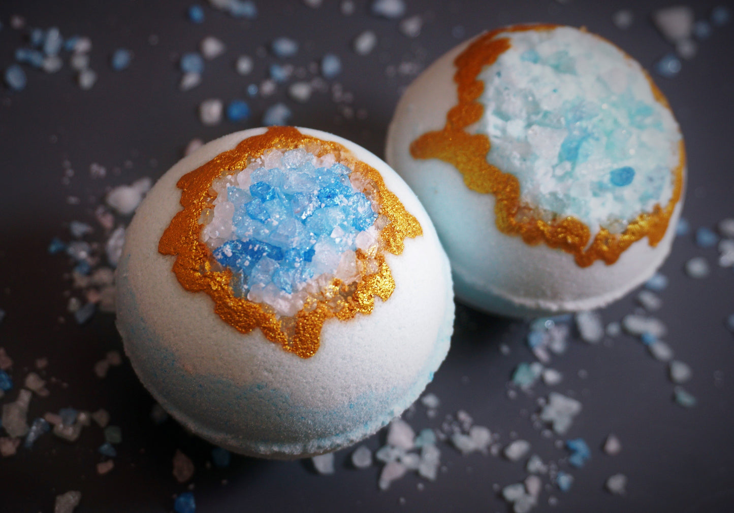 Ocean Mist scented Geode Bath Bomb