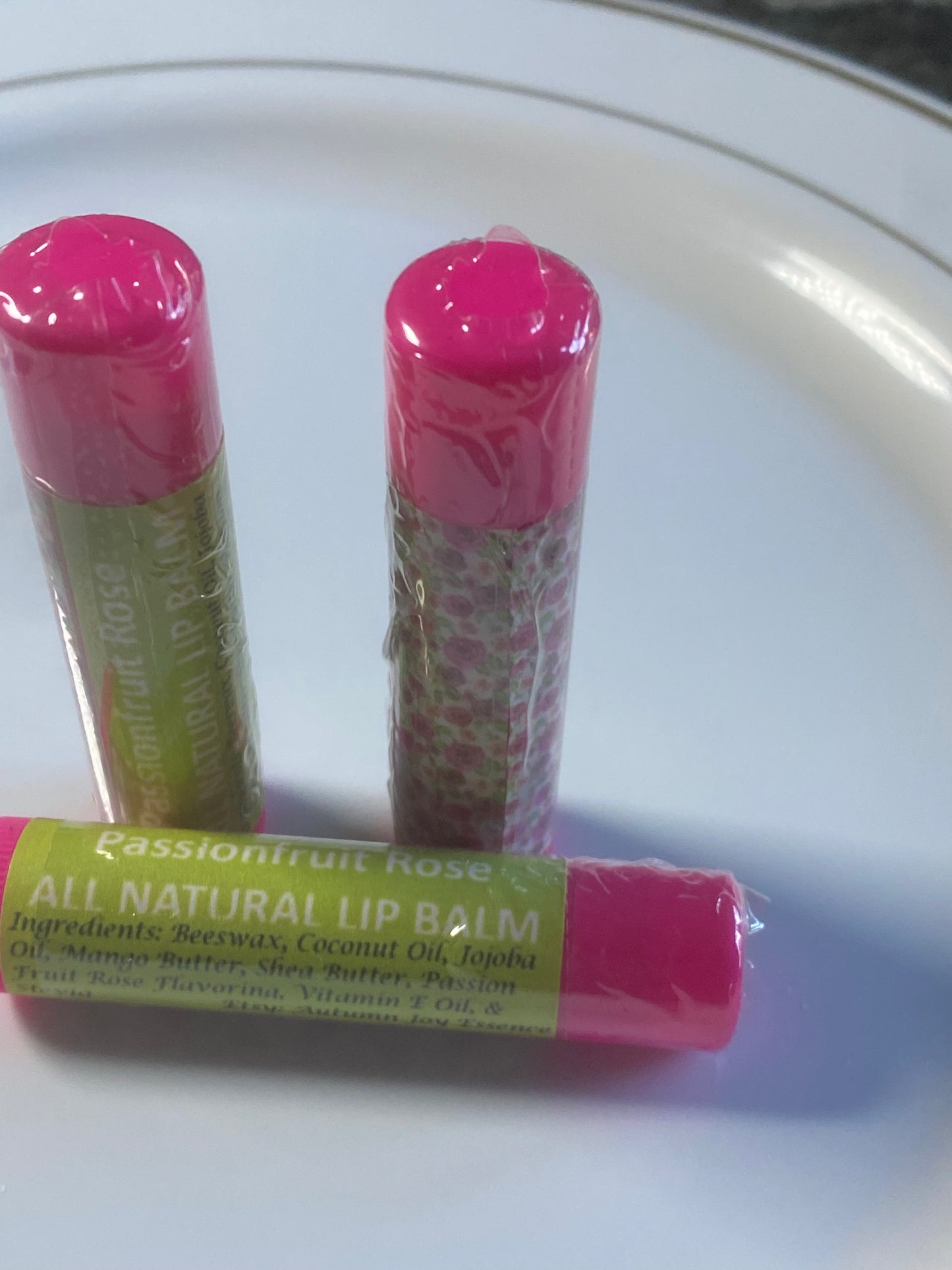 Passion Fruit Rose Lip Balm